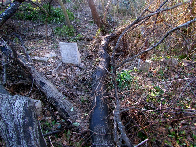 Four graves in the woods