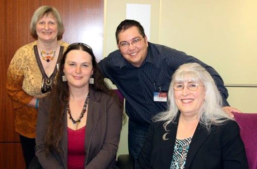 2/21/13: Lou, Lilly and I presenting on trans issues for doctoral students